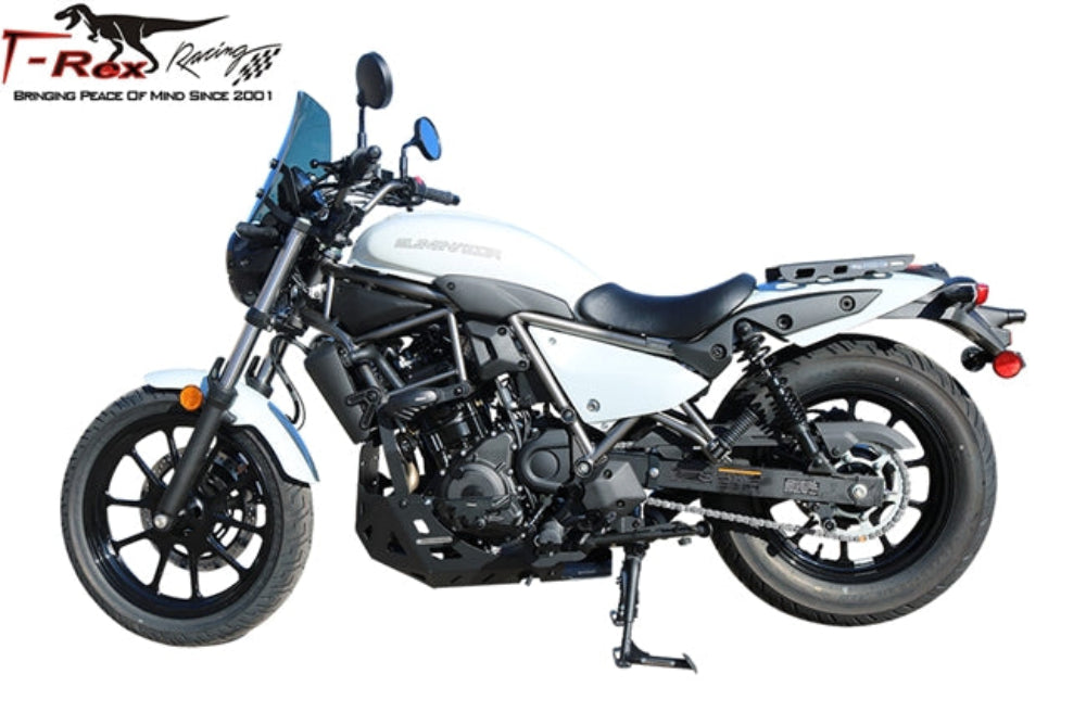 T-Rex 2024 - 2026 Kawasaki Eliminator 450 No Cut Frame Sliders Installed Left