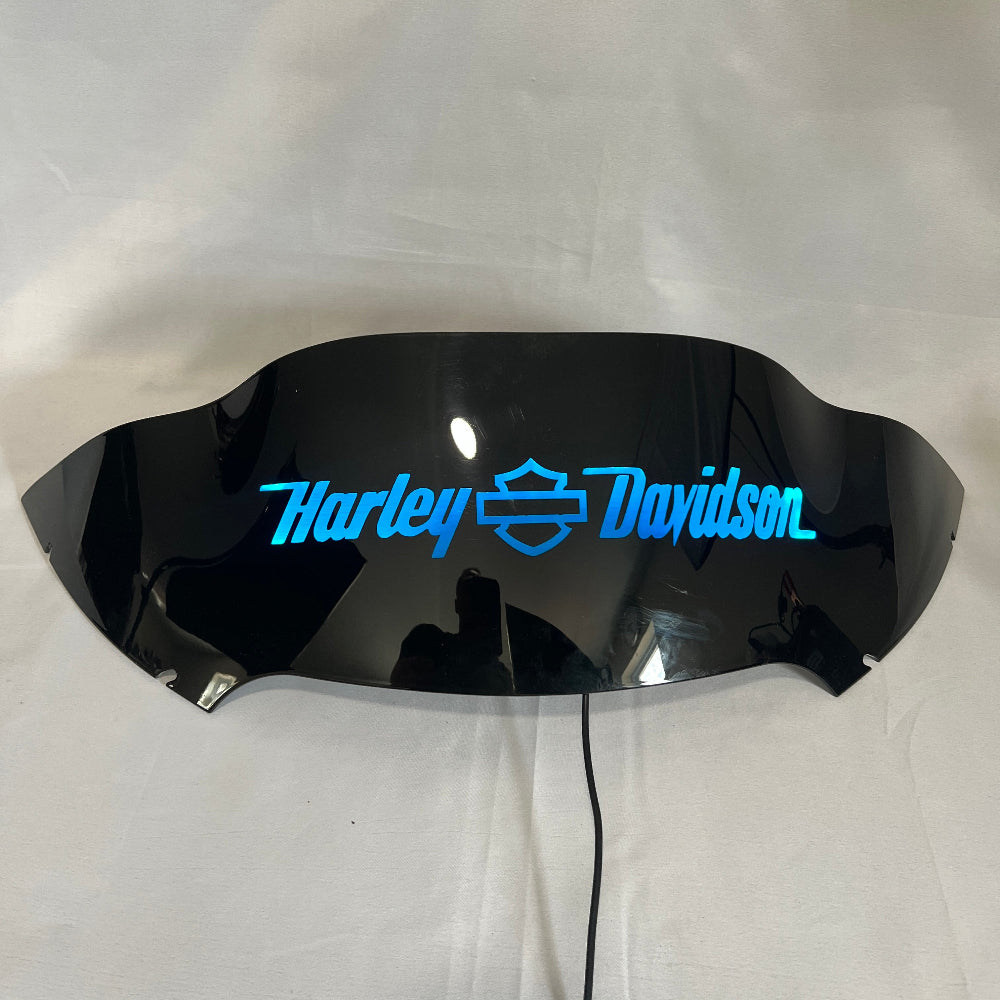 TOC Harley Davidson Road Glide LED Windscreen 2015-2022 Blue