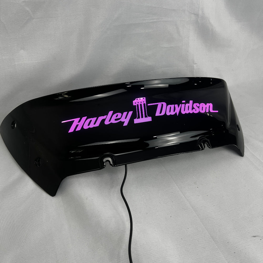 TOC Harley Davidson Road Glide LED Windscreen 2023-2024 Pink