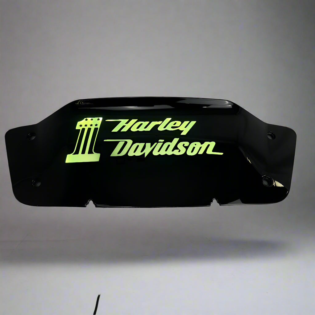 TOC LED Windscreen Harley Davidson Street Glide 2023-2024 yellow 