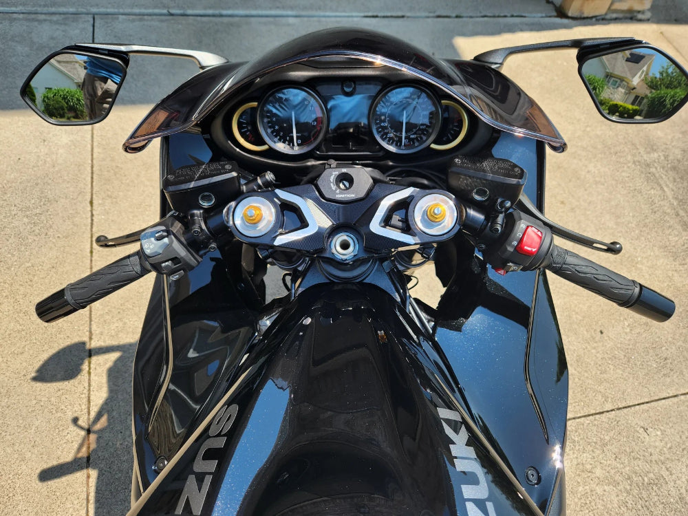 TOP TRIPLE TREE HAYABUSA 21-26 BLACK VTT1PCBUSAM2 Installed