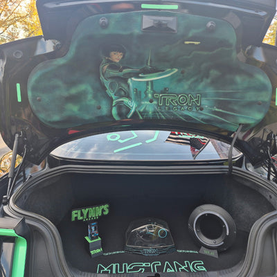 Tron Trunk Liner Airbrushing