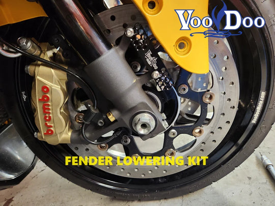 FENDER LOWERING KIT HAYABUSA 08-26 GSXR1000 01-08 BLACK VFKBUSAK8B