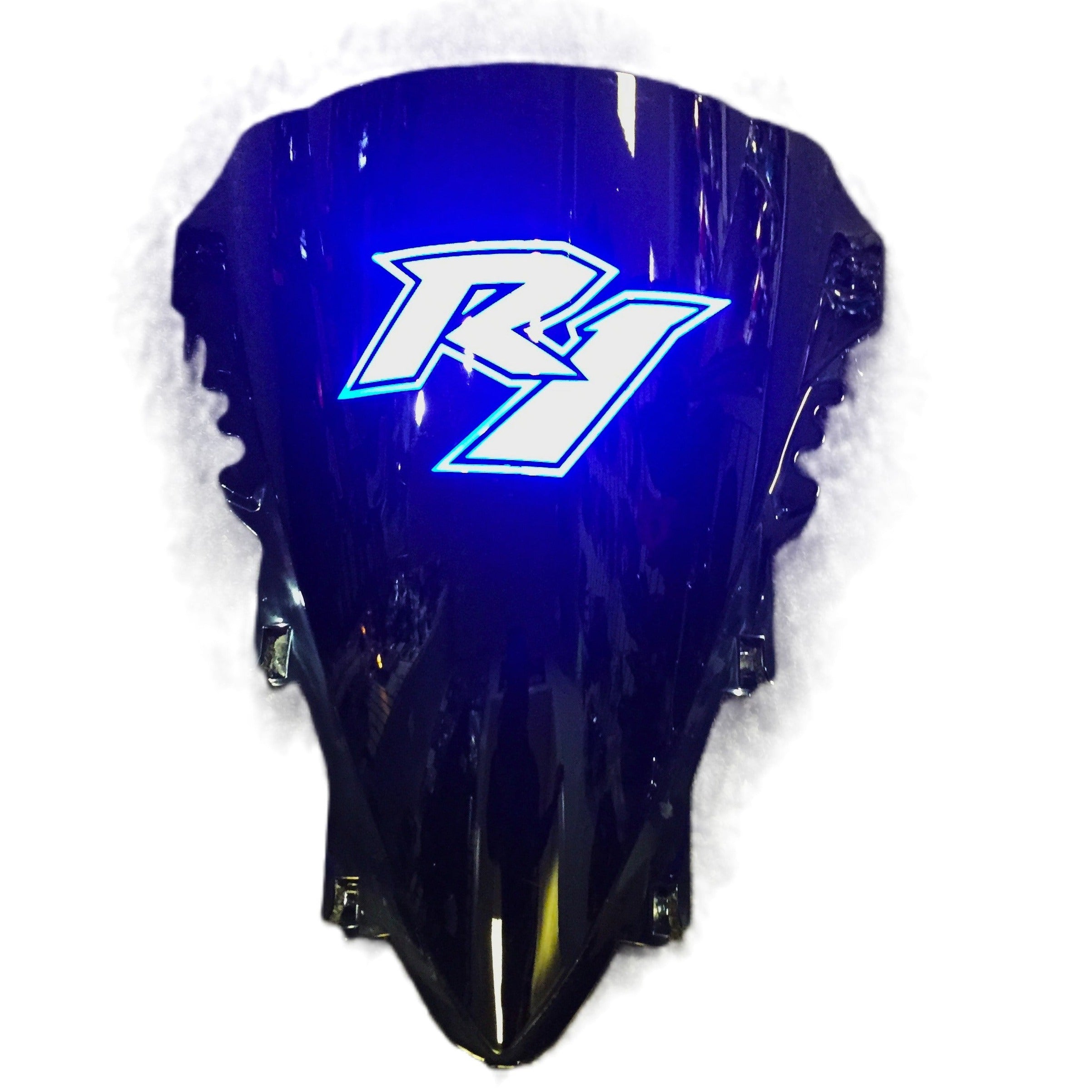 ヤマハ　CA-R1　青Led TOC Yamaha YZF R1 LED Windscreen – Tricked Out Customs
