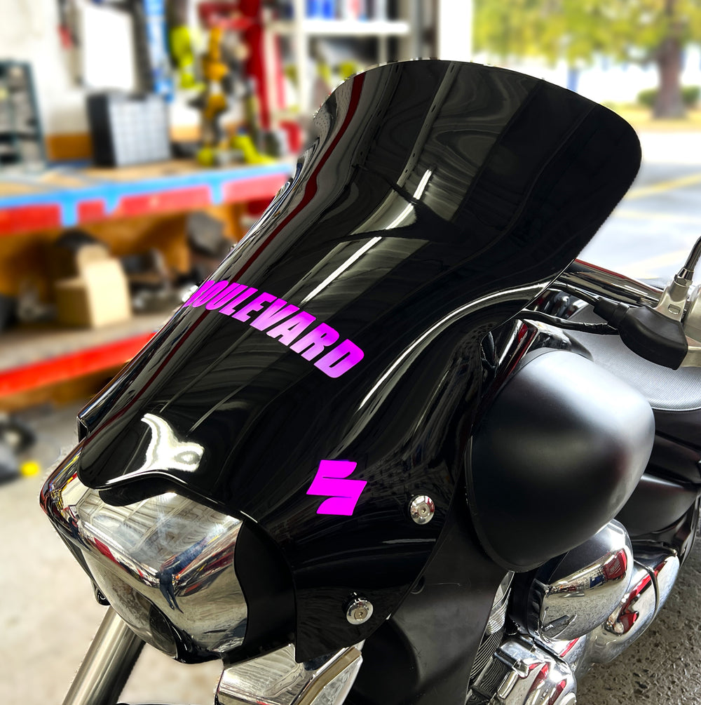 Suzuki M109R VZR 1800 Boulevard BOSS Led Light Up Windscreen