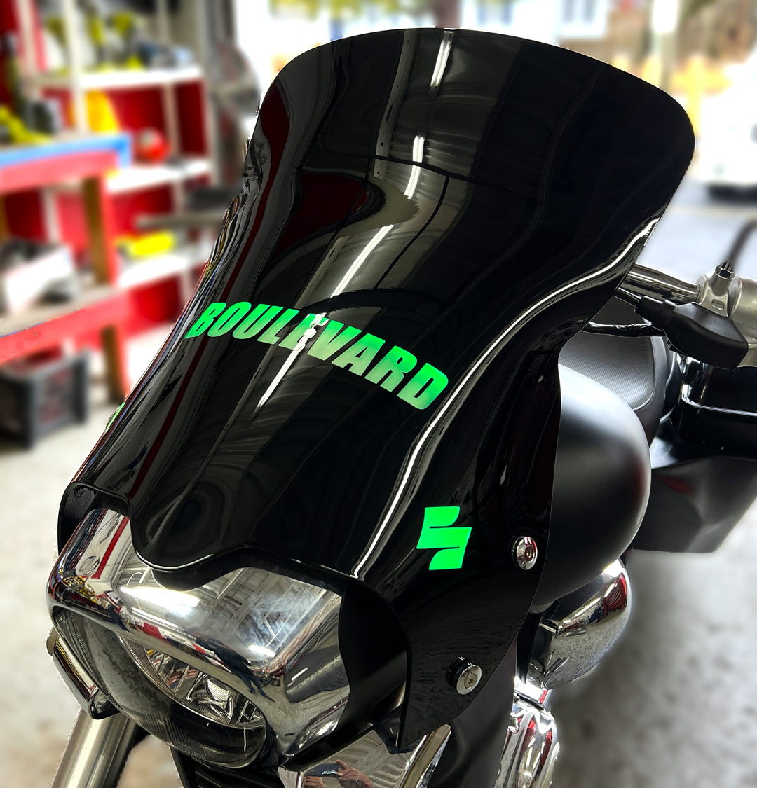 Suzuki M109R VZR 1800 Boulevard BOSS Led Light Up Windscreen